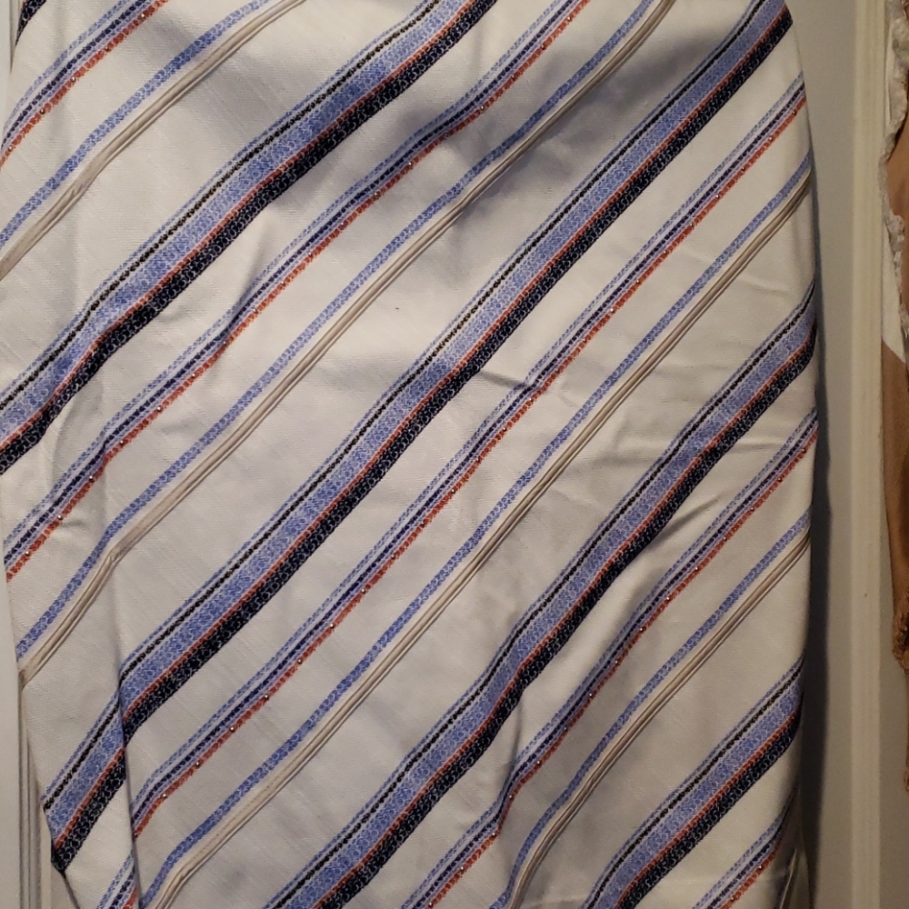 Stripped cotton skirt